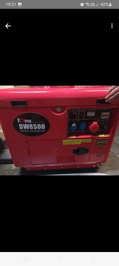 Nieuwe professionele diesel generator 6,5kw, Zakelijke goederen, Ophalen of Verzenden
