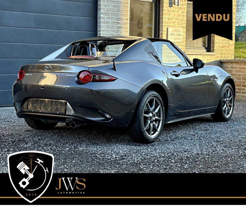 Mazda MX-5 ND2 RF 1.5i  ** VENDU **, Autos, Mazda, Cuir, Argent ou Gris, Achat, 1114 kg