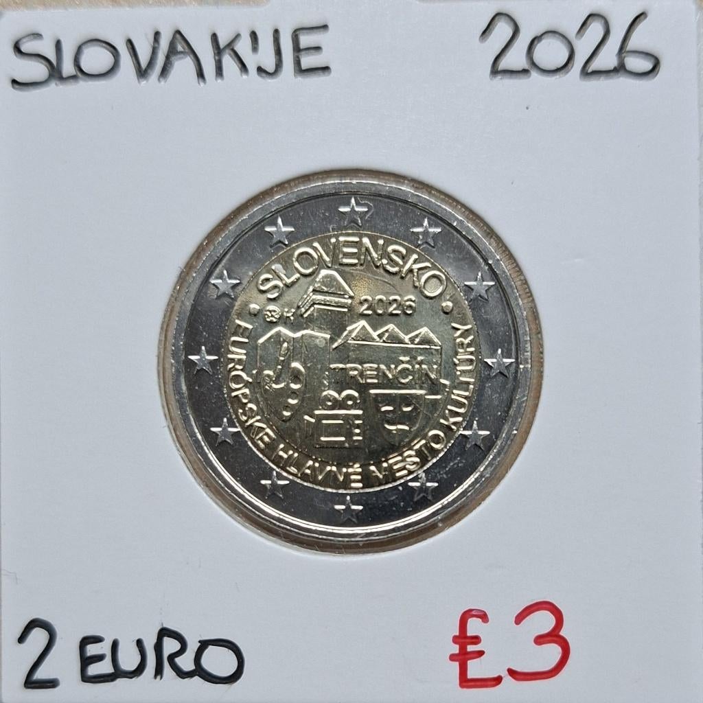 2 EURO 2026   SLOVAKIJE   TRENCIN   UNC   € 3, Postzegels en Munten, Munten | Europa | Euromunten, Ophalen of Verzenden, Slowakije