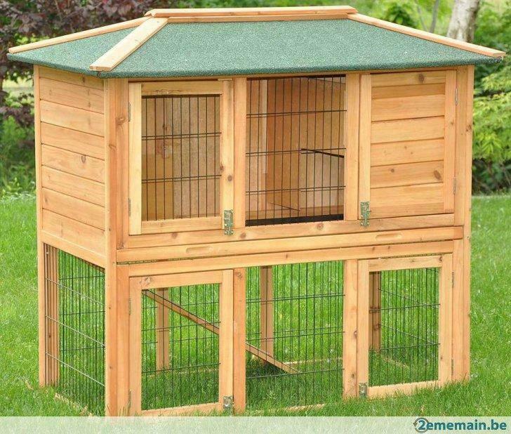 Clapier XXL  clapier double rongeur abri lapin NEUF, Animaux & Accessoires, Envoi, Neuf