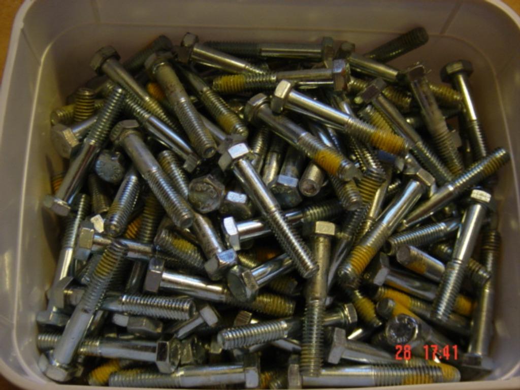 Bouten, rondellen, oogvijzen, houtdraadbouten, Ophalen of Verzenden, Zo goed als nieuw, 50 tot 100 mm, Bouten of Moeren