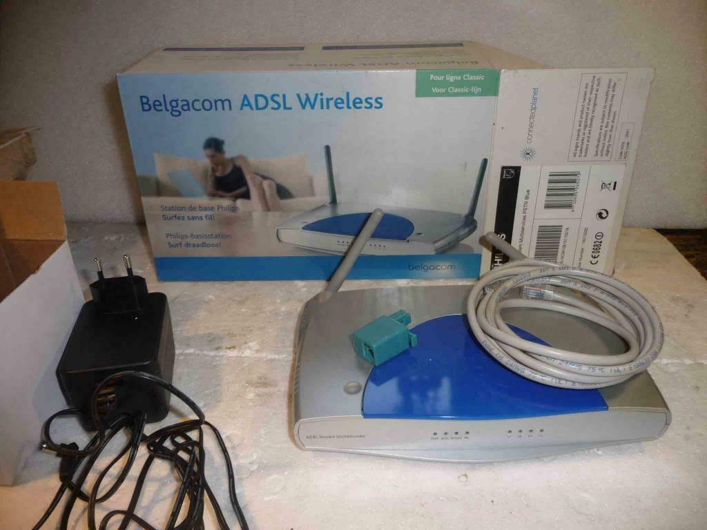modem ADSL Philips, Enlèvement ou Envoi, Utilisé, Routeur, PHILIPS