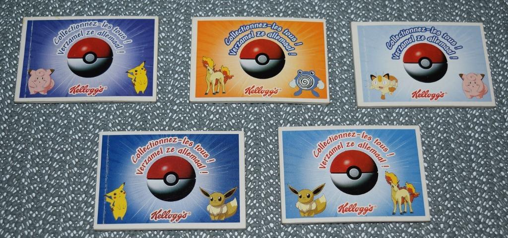 Livres de Kellogg's Pokemon/5 avec 6 photos, Envoi, Comme neuf, Autres types