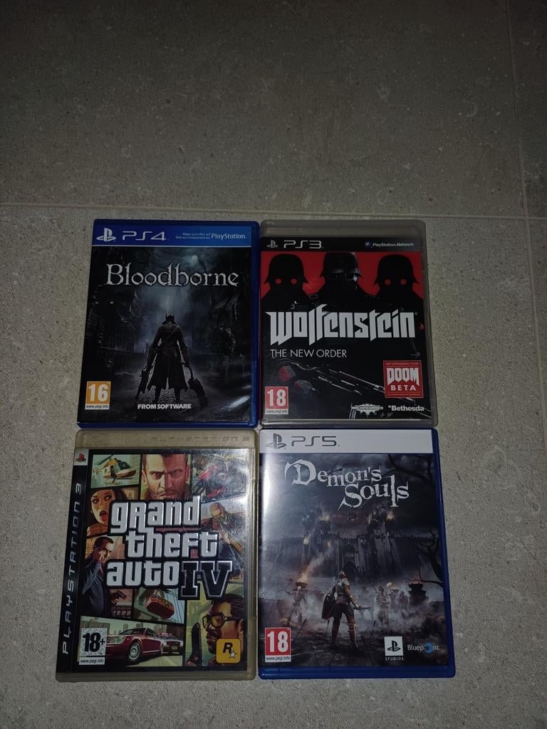 Ps 3, 4 en 5 spellen te koop, Enlèvement, Comme neuf