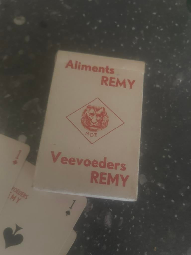 Oude Speelkaarten veevoeders remy, Ophalen, Gebruikt, Speelkaart(en)
