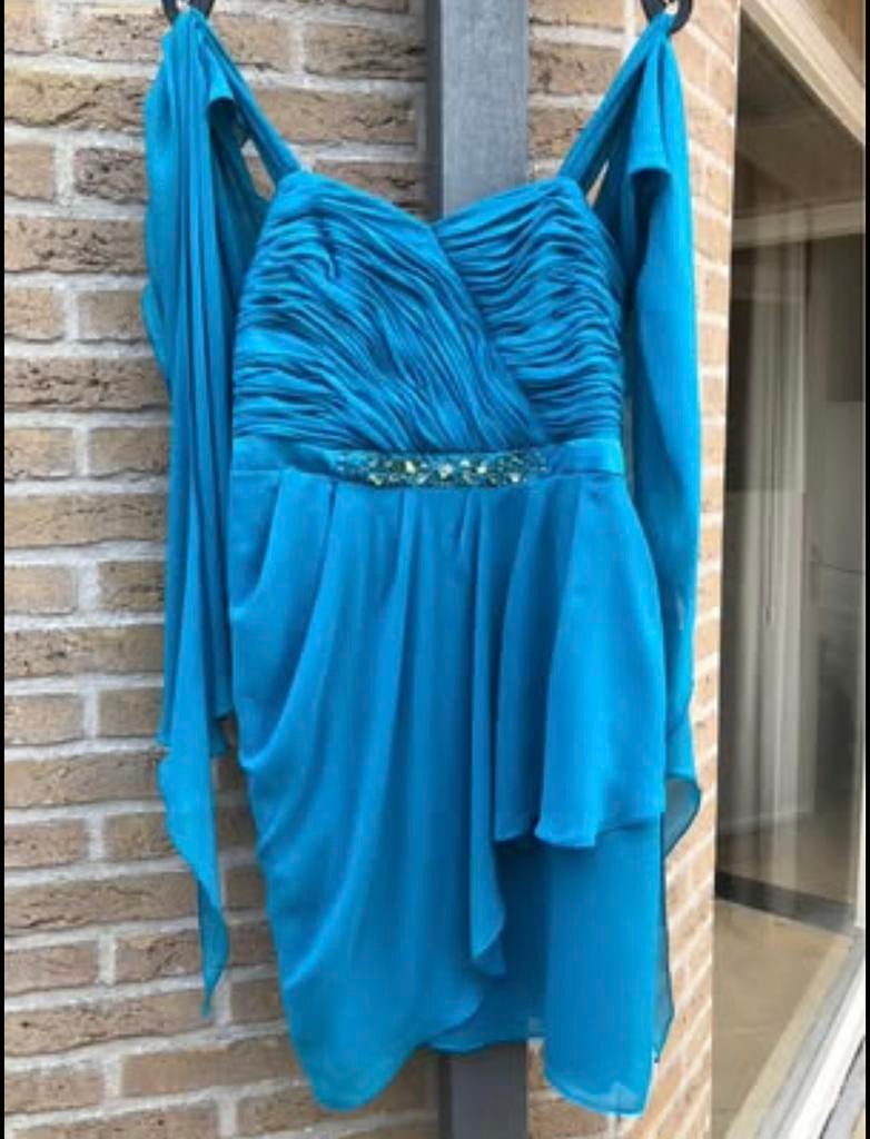 Suitekleed met sjaal Vera Mont, Ophalen, Gedragen, Maat 38/40 (M)