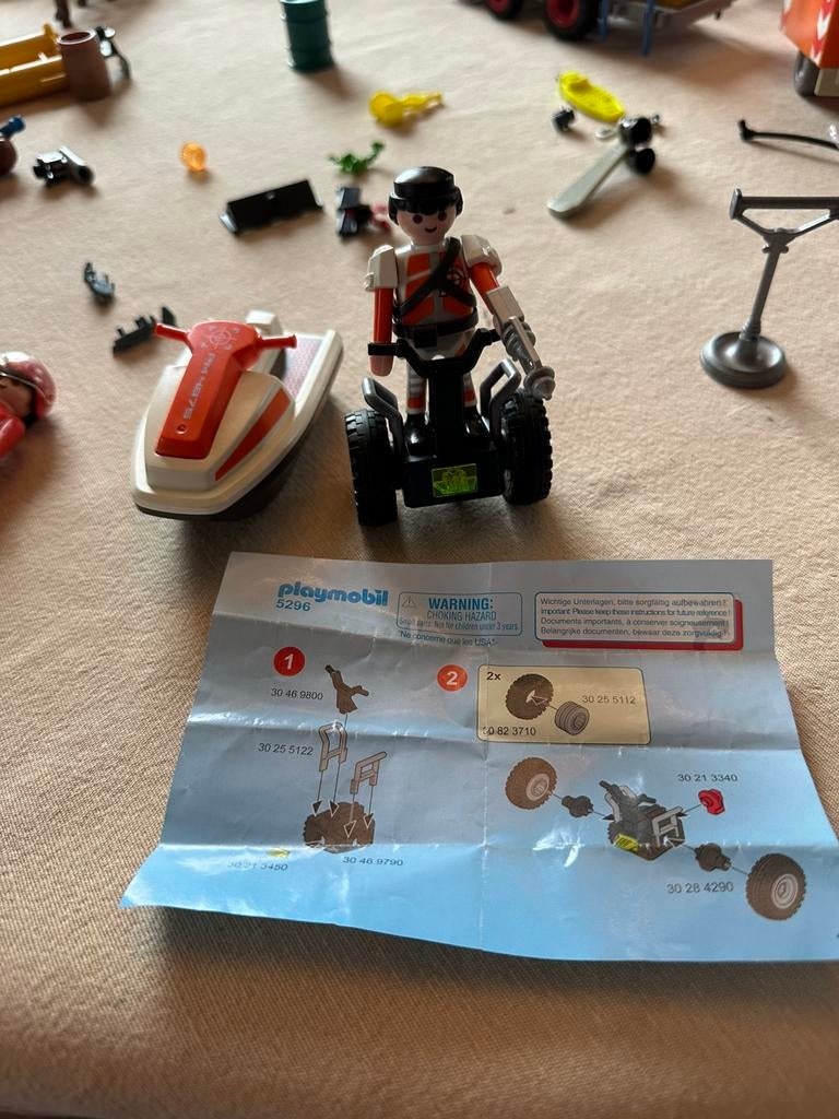 Playmobil Top Agents Segway en Jetski 5296, Kinderen en Baby's, Ophalen of Verzenden, Zo goed als nieuw, Complete set