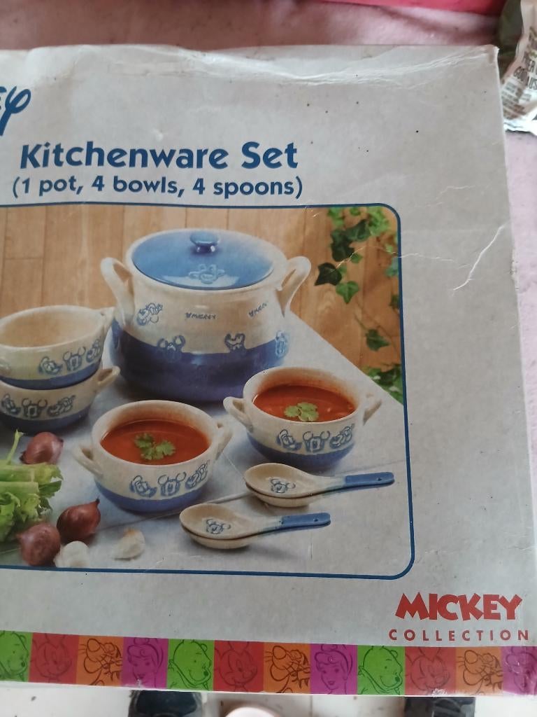 Mickey Collection Kitchenware set, Ophalen, Mickey Mouse, Nieuw, Servies