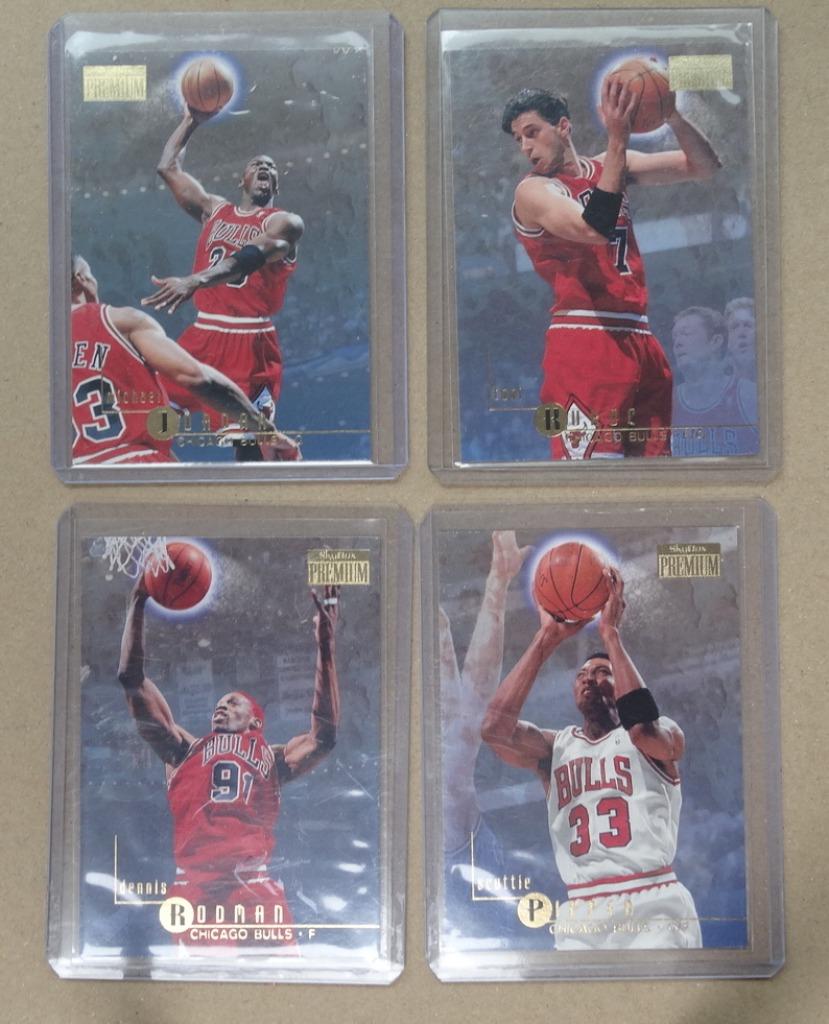 96/97 Skybox Prem. Les NBA Bulls affrontent Jordan, Pippen,, Envoi, Comme neuf, Autres types