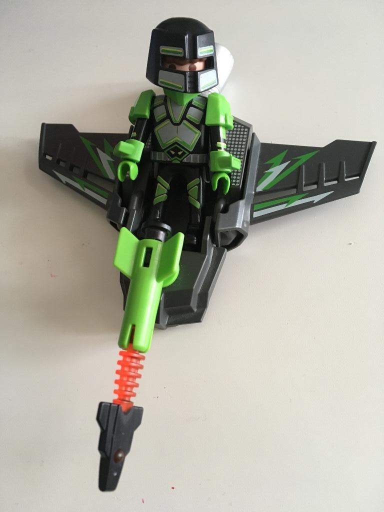 Playmobil 5281 - Future planet - Jet d'attaque du Robot-Gang, Enlèvement, Utilisé