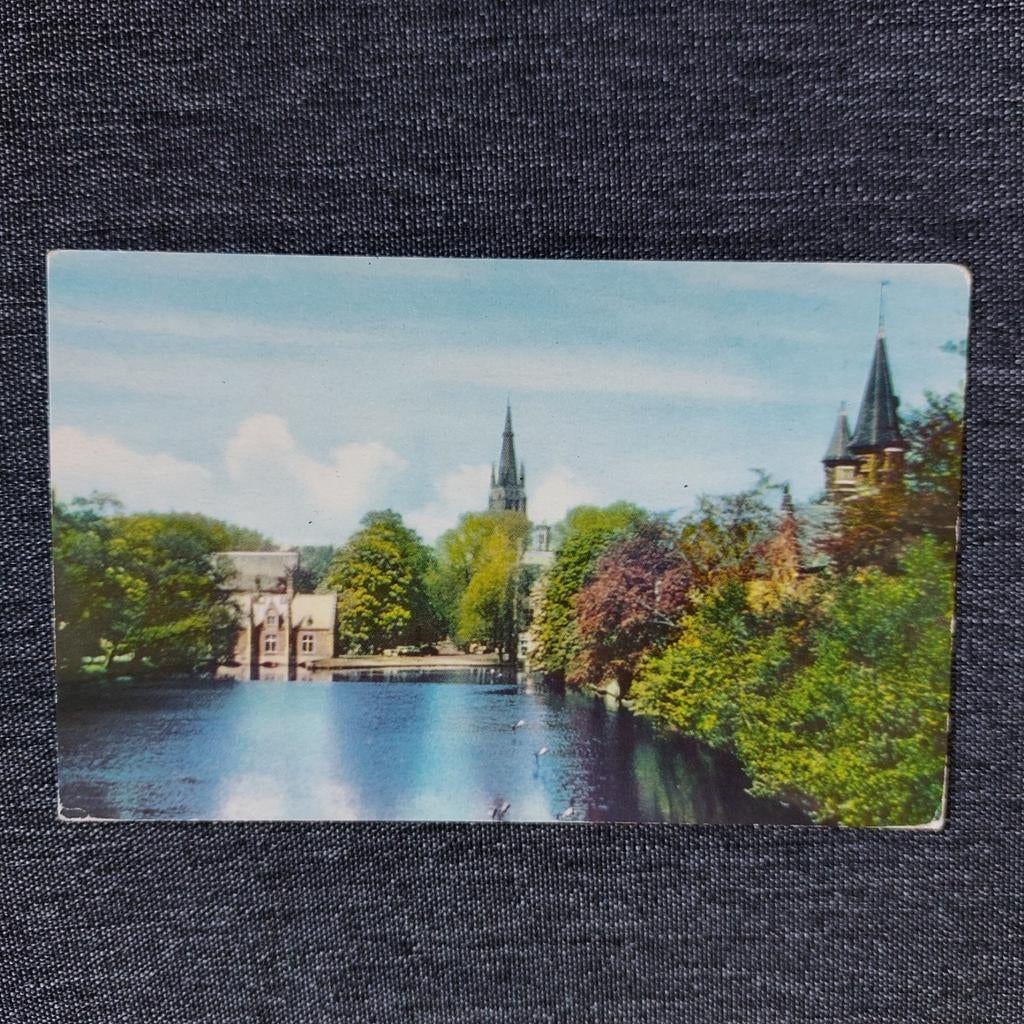 Oude postkaart Brugge : het Minnewater, Verzamelen, Postkaarten | België, Ophalen of Verzenden