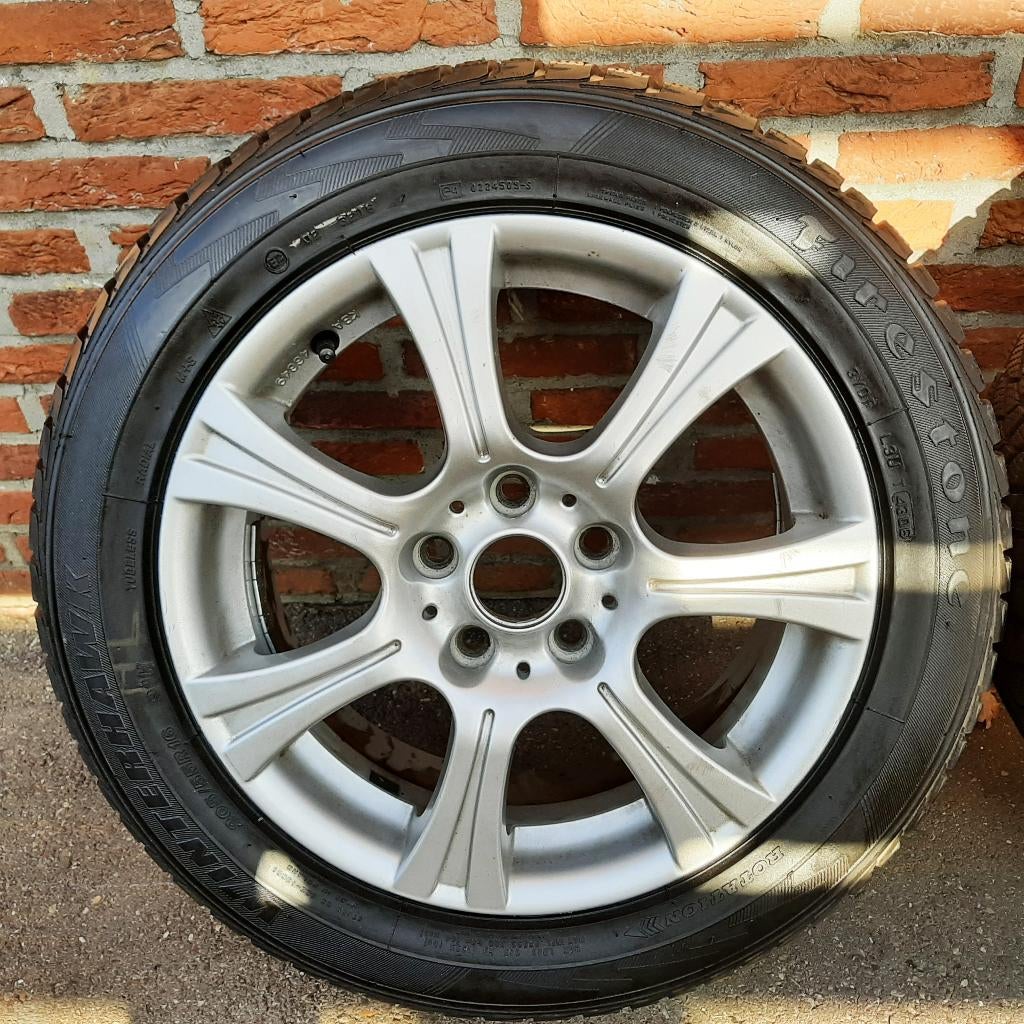 Te koop winterbanden + alu velg 7 spaaks, Ophalen, Gebruikt, 16 inch, Banden en Velgen