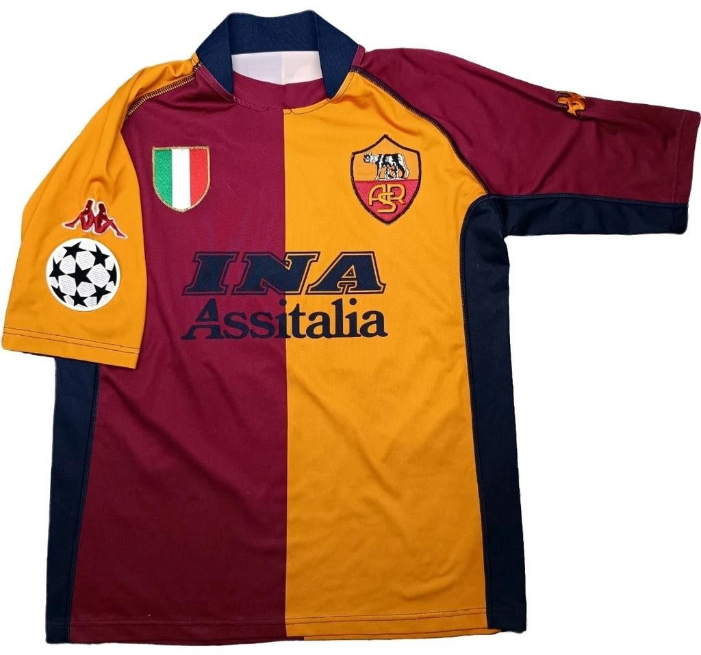 AS Roma Totti Champions League Origineel 2001, Sport en Fitness, Verzenden