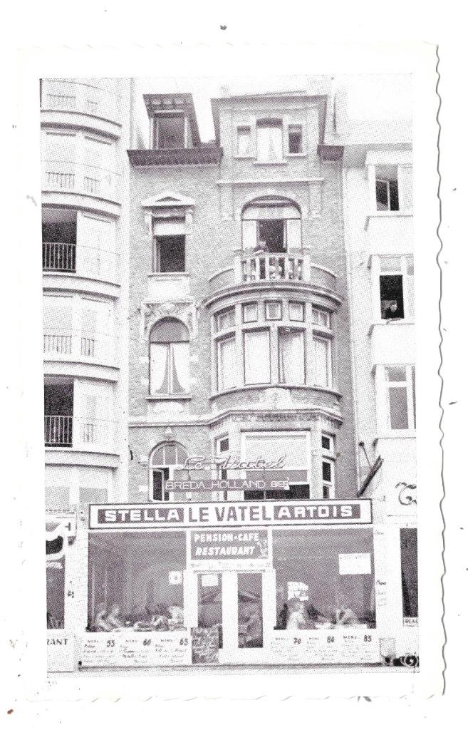 La Panne NA196: Pension-Restaurant Le Vatel, Collections, Envoi, 1960 à 1980, Affranchie, Flandre Occidentale
