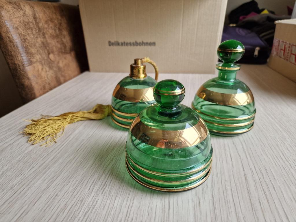 parfum setje in glas, Antiek en Kunst, Ophalen