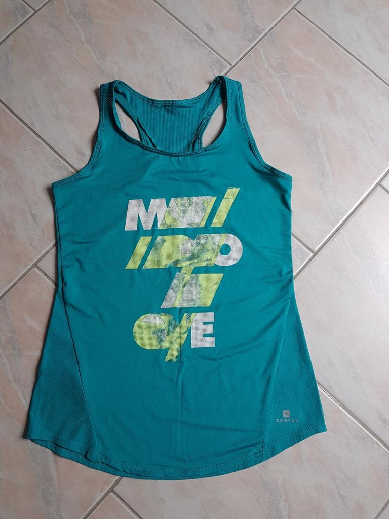 sport topje, Domyos, Ophalen of Verzenden, Maat 36 (S), Groen