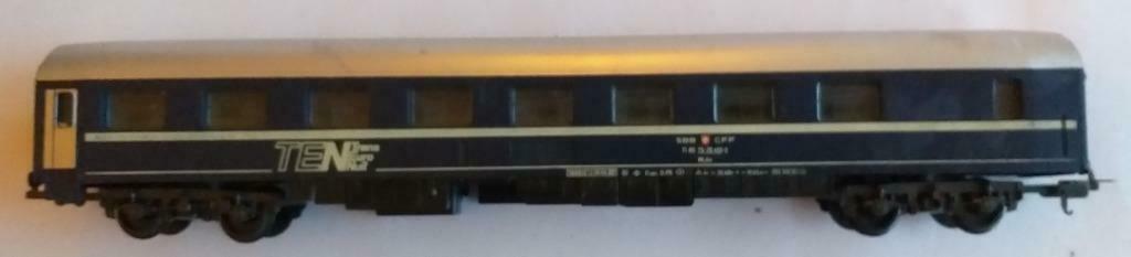 LIMA HO - VOITURE TEN SBB+CFF, Enlèvement ou Envoi, Wagon, Comme neuf, Courant continu
