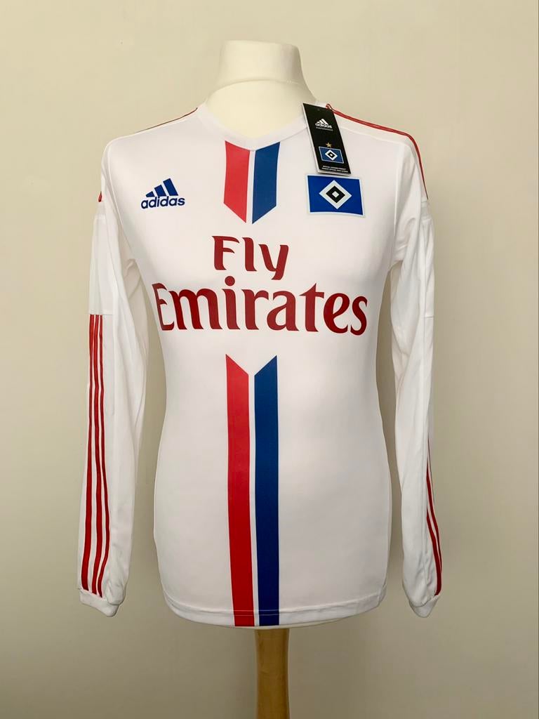 Hamburger SV 2014-2015 Home Olić Stock Pro Adidas shirt, Taille S, Enlèvement ou Envoi, Utilisé, Maillot