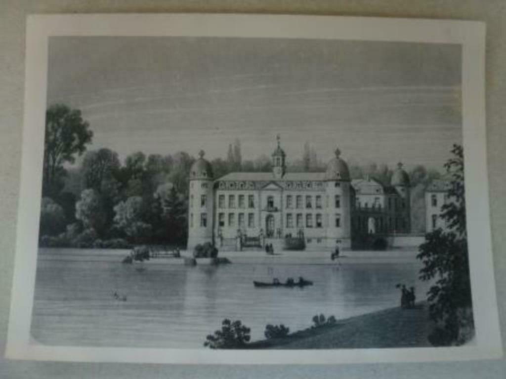 Invitation Château de Beloeil 1953, Collections, Envoi, Avant 1970, Carte de visite