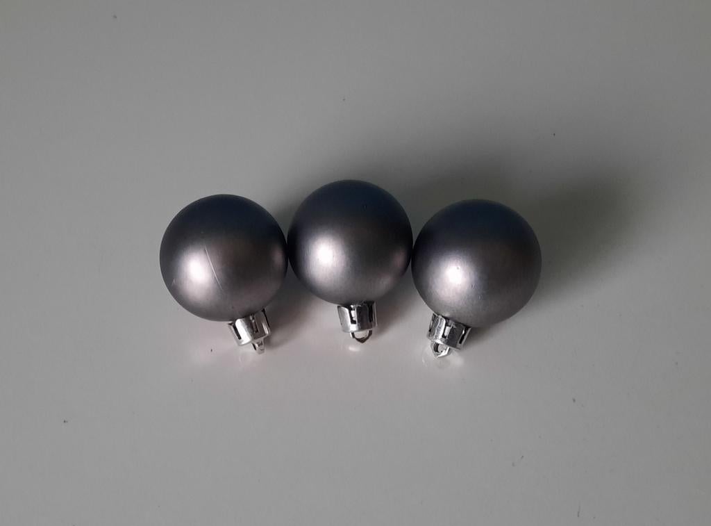 3 kerstballen, Ophalen of Verzenden, Zo goed als nieuw