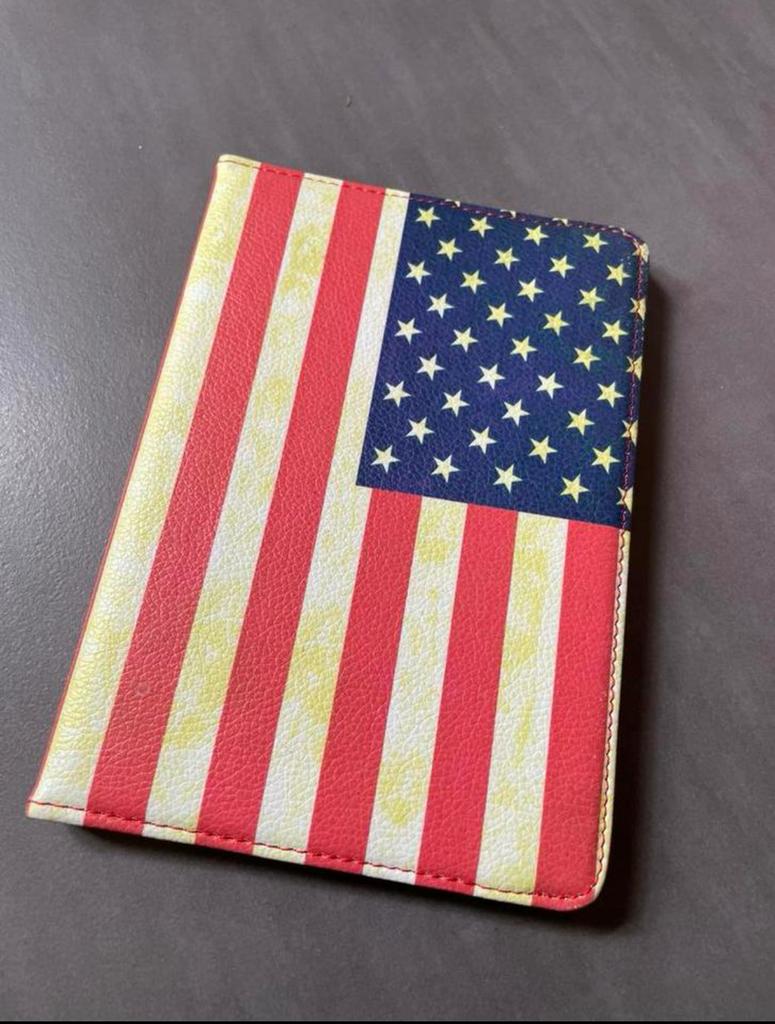 iPad Mini 2 cover, American flag print, nooit gebruikt., Ophalen of Verzenden, Zo goed als nieuw