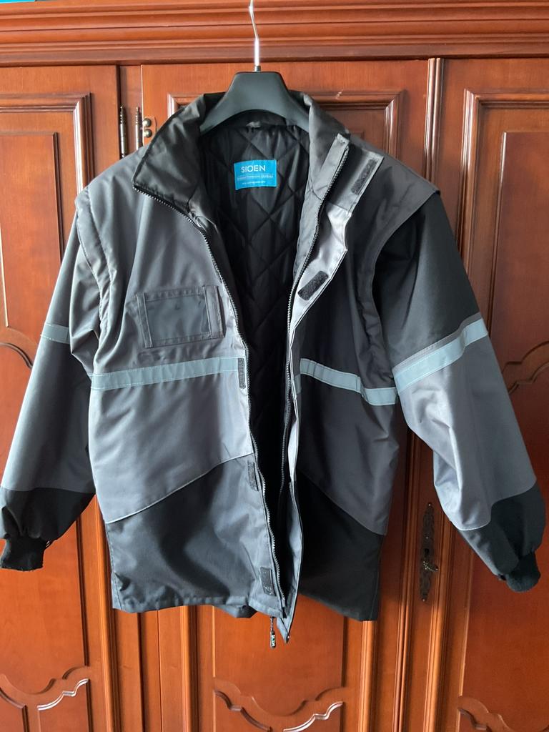 SIOEN Cloverfield 4-in-1 regenparka maat L, Kleding | Heren, Ophalen, Nieuw, Grijs