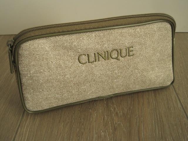 Make up tasje - toiletzakje Clinique groen, Ophalen of Verzenden, Gebruikt, Groen, Accessoires