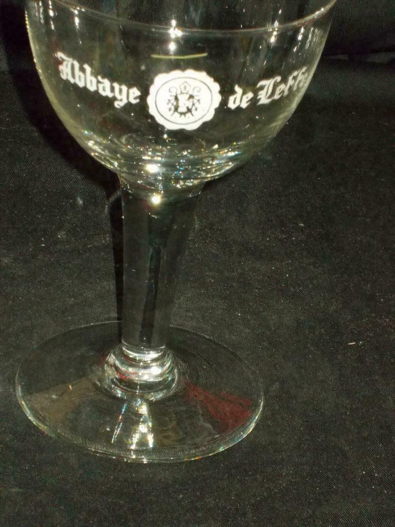 Bierglas.Abbaye De Leffe.Abdijbier Leffe. D 125, Collections, Enlèvement ou Envoi, Utilisé, Verre ou Verres, Leffe