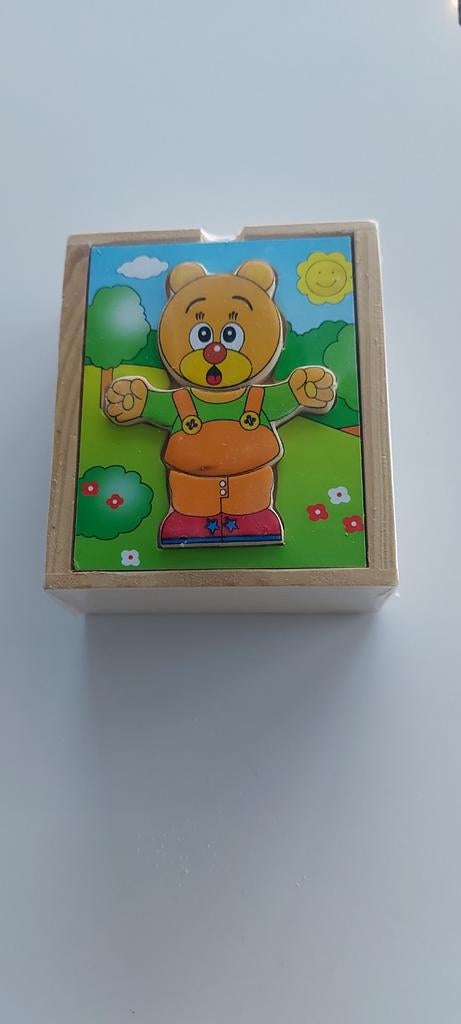 puzzle lapin à habiller en bois (neuf), Enlèvement ou Envoi, Neuf, En bois