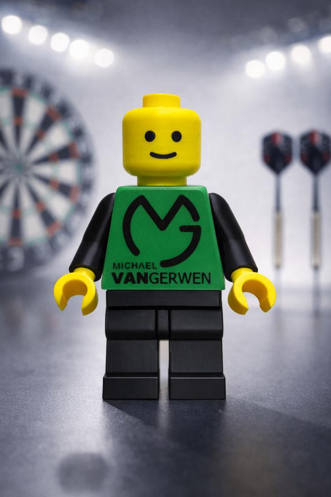 BrickMan Michael van Gerwen 20 CM, Sport en Fitness, Ophalen of Verzenden