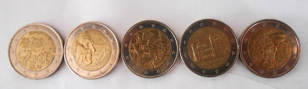 45 munten voor collecties -  van 2 euro - 2,50 euro stuk, Postzegels en Munten, Munten | Europa | Euromunten, Ophalen, Overige landen