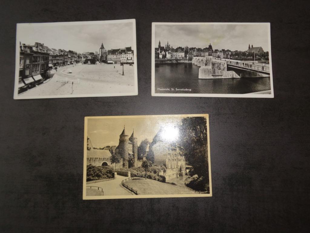 3 anciennes cartes postales de Maastricht, Collections, Cartes postales | Pays-Bas, Enlèvement