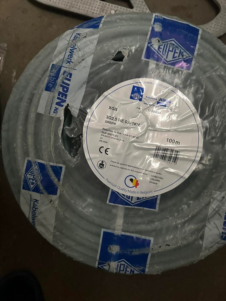 Cable XGB 3G 2,5  100m, Enlèvement ou Envoi, Neuf, Câble ou Fil électrique