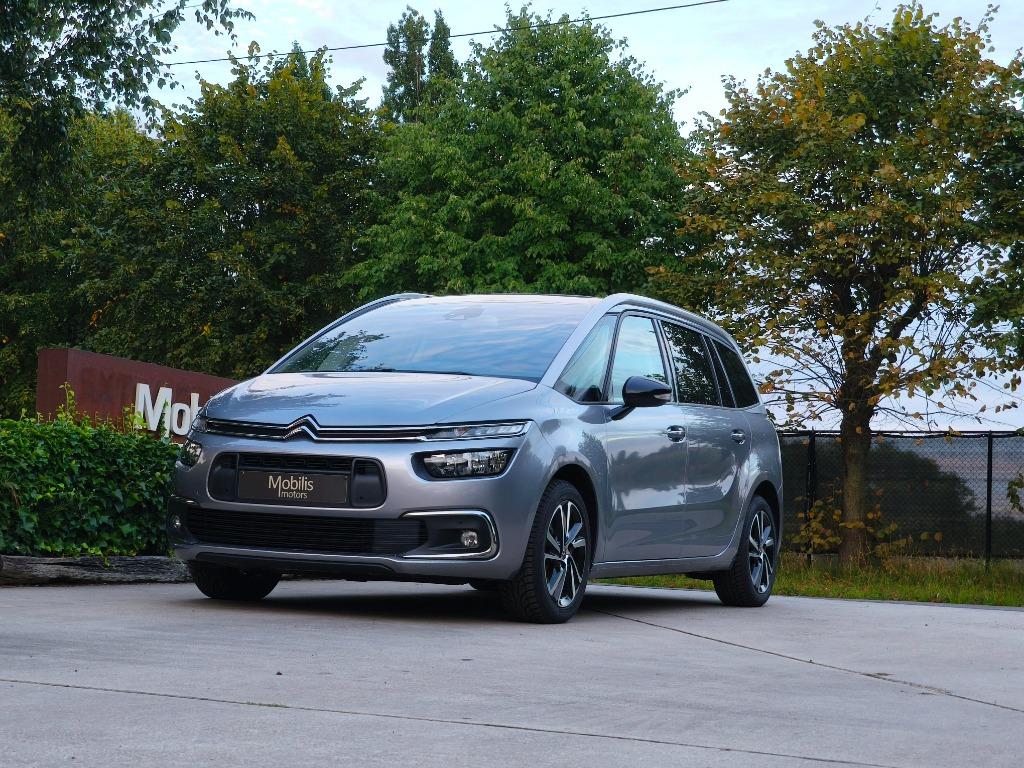 Citroen C4 SpaceTourer 1.5 BlueHDi Shine 7Plaatsen/NaviPro/L, Auto's, Monovolume, Leder en Stof, 7 zetels, 120 kW
