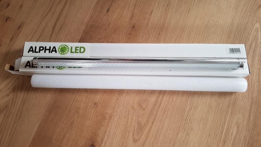 2 x Alpha Tube LED lampen 60 cm. T8 Nieuw, Ophalen, Minder dan 30 watt, Gloeilamp, Nieuw