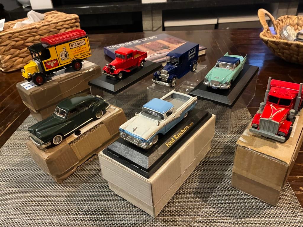 collection voitures américaines + camions américains, Hobby & Loisirs créatifs, Voitures miniatures | 1:43, Utilisé, Voiture, Solido
