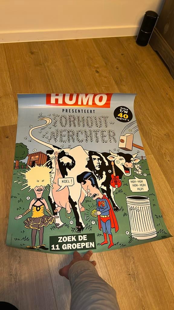 Affiche Humo Beavis Butthead Torhout Werchter, Enlèvement ou Envoi, Comme neuf