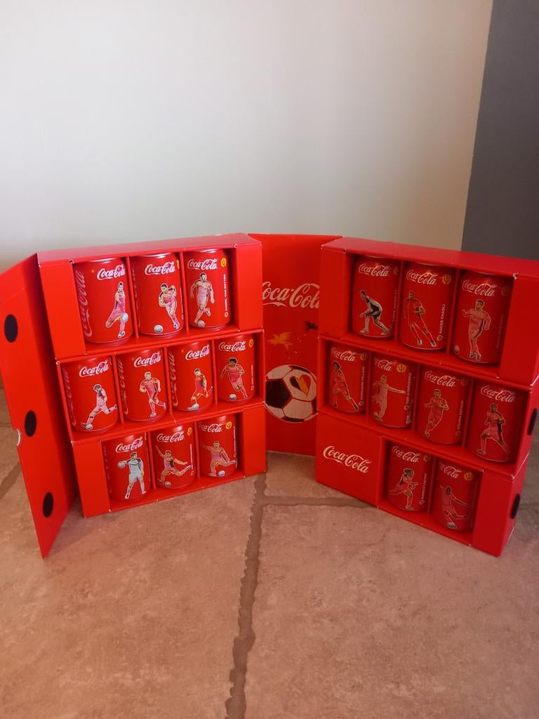 Collector Box Coca-Cola Rode Duivels WK 2014(blikken vol), Ophalen