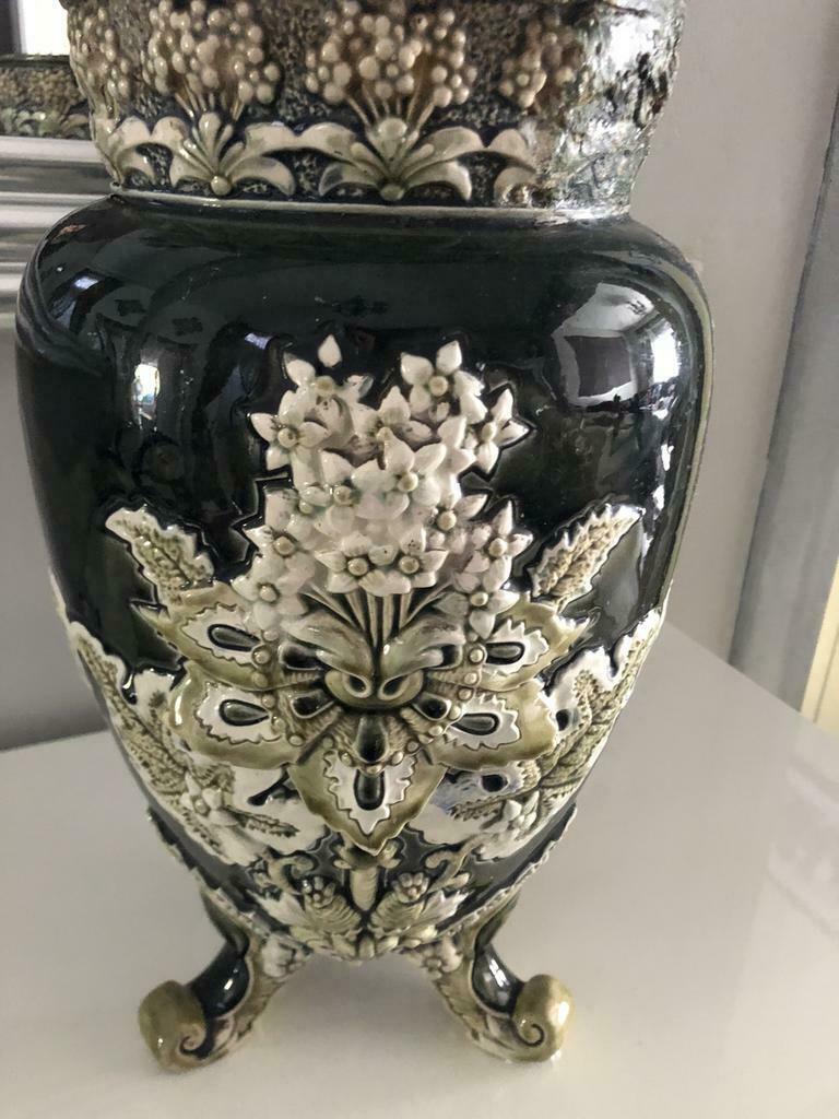 Grand Vase Art Nouveau Ancien par De Bruyn pour Fives Lille