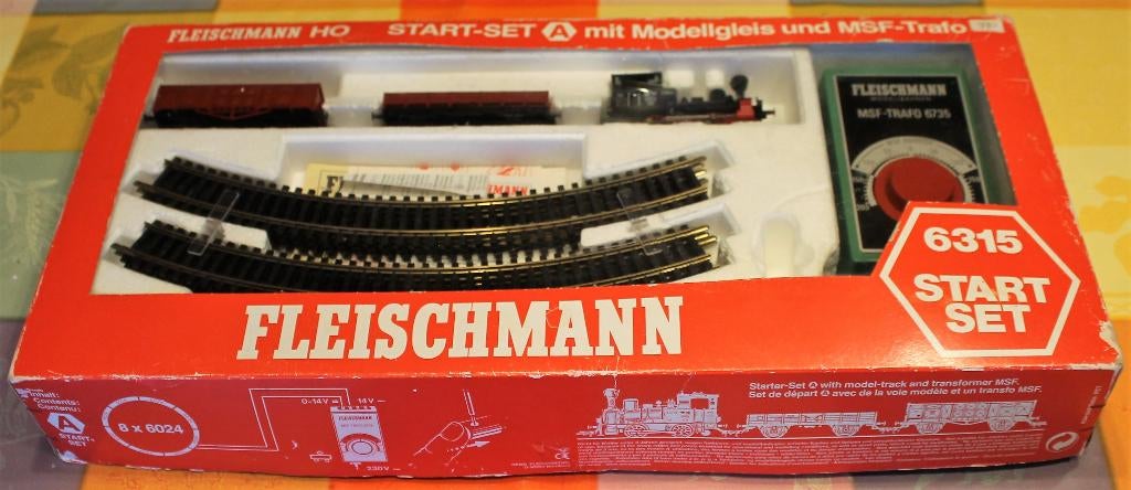 Fleischmann HO 6315 starterset voor miniatuurtreinen A, Gebruikt, Fleischmann, Ophalen of Verzenden, Analoog