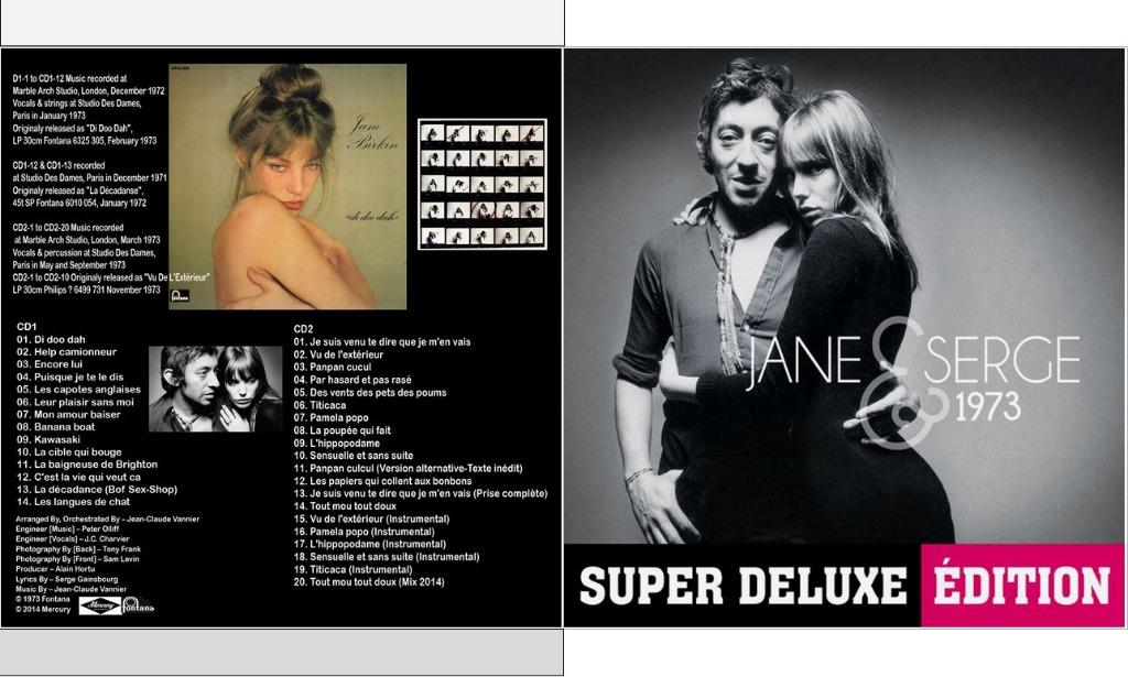 Jane & Serge 1973 - 2 CD + 1 DVD Super Deluxe Edition 💿 📀, Enlèvement ou Envoi, Comme neuf, Coffret