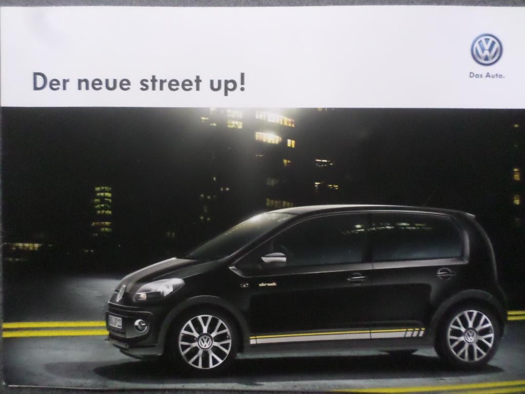 Volkswagen VW Street Up Brochure, Boeken, Auto's | Folders en Tijdschriften, Ophalen of Verzenden, Volkswagen
