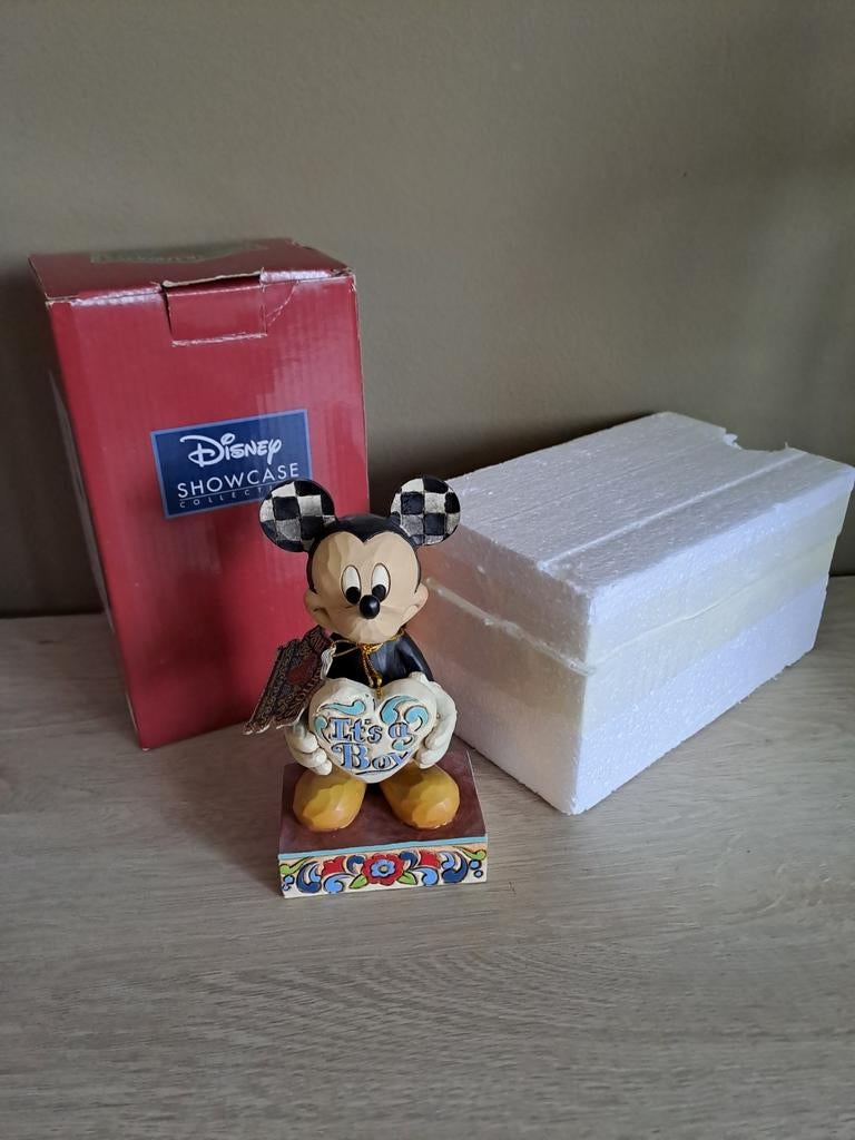 Disney Showcase Enesco Figurine Mickey Mouse "It´s a Boy", Ophalen, Nieuw