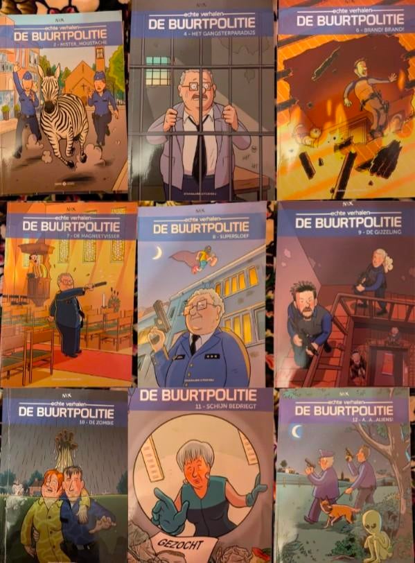 Coffret de 9 bandes dessinées The Neighborhood Police, Enlèvement, Comme neuf, Nix