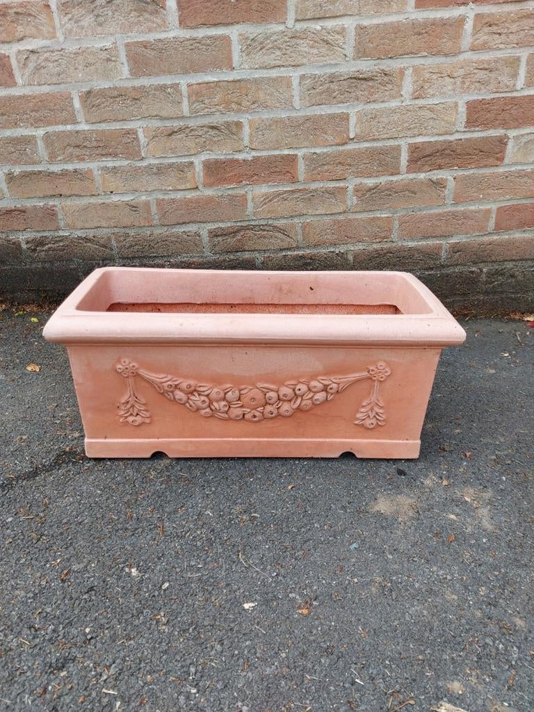 Bac à  fleurs en plastique marque elbi, Jardin & Terrasse, Enlèvement, Utilisé