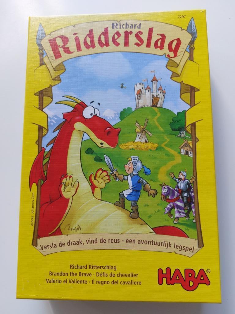 Spel.HABA Ridderslag - 7 euro, Ophalen of Verzenden, Zo goed als nieuw
