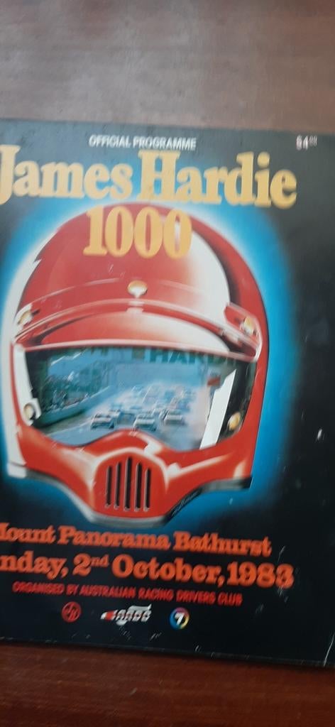 Livret du programme James Hardy 1000 Australie 1983, Enlèvement ou Envoi, Comme neuf