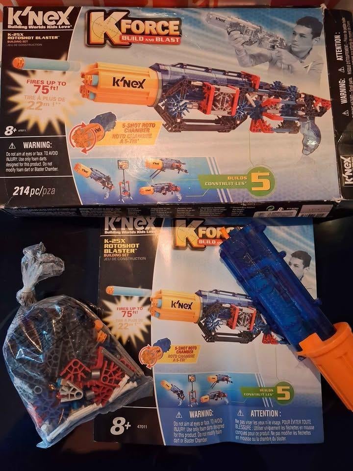 K'NEX KFORCE 8+, Enlèvement, K'nex