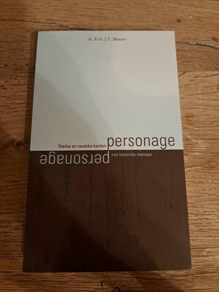 E.J.T. Matser - Personage, Enlèvement ou Envoi, E.J.T. Matser