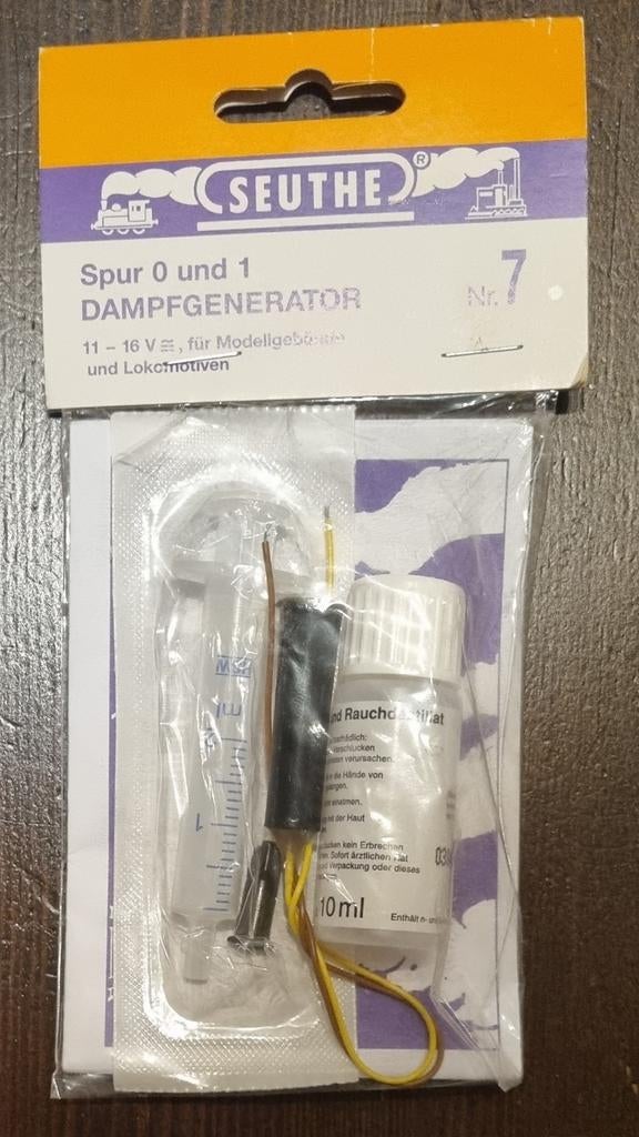 Générateur de fumé pour echelle/voie 0 ou 1., Enlèvement ou Envoi, Neuf, Courant continu ou Courant alternatif, Autres types